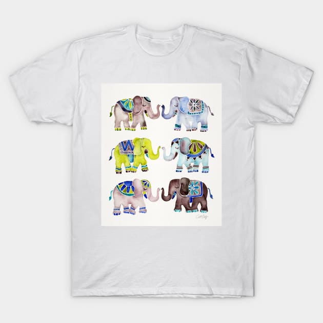 cool elephants T-Shirt by CatCoq